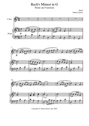 Bach's Minuet in G